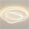 FAZRPIP Plafoniera LED da Incasso, 15,8-19,7 Pollici, 22W/32W dimmerabile 3000K 4000K 6000K Moderna plafoniera Rotonda per Cucina, corridoio, Bagno, Tromba delle Scale