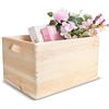 Creative Deco Scatola in Legno con Maniglie 40 x 30 x 24 cm