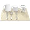 SOQKEEN Tappetino Scolapiatti Silicone 50x40cm, Foro Scarico, Crema