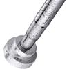 KZGRIT Asta per tenda da doccia, in acciaio inossidabile, senza fori e ruggine, con molla a tensione regolabile, asta telescopica estensibile per armadio, bagno, finestre o porte (67-230cm)