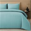 Pamposh King Size Copripiumino Sets - Premium Satinata Seta Reversibile Kingsize Copripiumino Sets - Lussuoso Albergo Qualità King Size Biancheria Da Letto Set Con Cerniera Chiusura