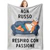 Giftasy Regalo Uomo, Regalo Compleanno Uomo - Idea Coperta Gatto