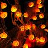 AuFiiy Luci led Batteria Halloween Zucca 3 Metri 20 LED IP65 Impermeabile Decorazioni Casa