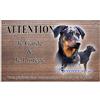 Pets-Easy.com - Pannello o placca con Cane da Pastore di Beauce 30 x 15 cm