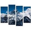 islandburner Quadro Moderno Monte Everest Mountain Peak - la Cima del Mondo (8848 m) Stampa su Tela - Quadro x poltrone Salotto Cucina mobili Ufficio casa - Fotografica Formato XXL
