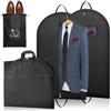 Lifewit Borsa Porta Abiti da Viaggio Uomo con 1 Borsa Porta Scarpe Resistente, Porta Vestiti Impermeabile da Appendere, Custodie Pieghevole per Abiti per Guardaroba, Viaggio, 100 x 60 cm, Set di 2