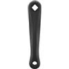 JEWEDECO Braccio Pedivella Bici 150mm Foro Quadro Lega di Alluminio Nero | Ricambio per Mountain Bike, Lavorazione di Precisione, Finitura Moderna Resistente alla Corrosione