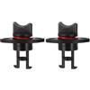 VALICLUD 2 Pezzi Tappo di Scarico per Kayak in Nylon Nero, Tappo di Drenaggio per Kayak e Yacht, Chiusura, per Pesca, Ricambio per Foro di Scarico
