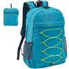Alitifiy Zaino leggero e pieghevole, 30 l, impermeabile, piccolo zaino da trekking e zaino pratico per uomini, donne, bambini, viaggi, campeggio, attività all'aperto, Azzurro 1, 30L, Classico