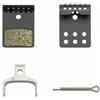 LOVIVER Pastiglie Freno Bicicletta Pastiglie Disco Pinza Molla Ricambio Frenante in Resina con Piastra Dissipazione Termica Lunga Durata Adatte per Spostamenti Cittadini Escursioni 23mmx13mmx36mm