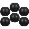 FRCOLOR 6 Pezzi Terminali per Cavi Fitness in Nailon Nero Connessioni Sicure per Macchine Palestra Versatile Attrezzatura Casa Accessori Puleggia