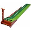 MotiveTech Golf Putting Tappetino Putt Canale Direzionamento Palla Due Fori Target Base Legno Stabile Superficie Prato Sintetico Allenamento Adatto per Pratica
