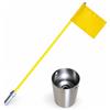 FytStycale Asta da Golf Palo Bandiera Set, Giallo, style to 11