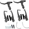 Generic Leva Freno a Tamburo Posteriore per Bicicletta MTB, Pinza Freno V-Brake per Bici da Strada e Mountain Bike, Set di Leve Freno V-Brake per Bici da Strada.
