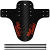 Generic Parafanghi Biciclette Colorful Anteriore/Posteriore della Rotella della Gomma in Fibra di Carbonio Parafanghi Parafango MTB Mountain Bike Ciclismo su Strada Fix Gear Accessori(No.5)