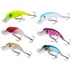 DIYEAH 6 Pezzi Esca Artificiale Pesce Simulata, Fish Shape Lures, 7,7cm 6,3g, Metallo, Affondante, Riflette la Luce, per Pesca, Pescatori e Appassionati di Pesca Colore Colore Casuale