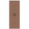 harayaa Fitness Exercise Pad Tappetino Palestra Tappeto Allenamento Materassino con Indicazioni Posizionali per Adatto a Equilibrio Stretching Profondo, Marrone, Linea Singola