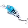 Hemobllo Esca da Pesca Finta Esca Artificiale Rigida 6 Pezzi Mini 4g 4,5cm in ABS e Metallo per Outdoor