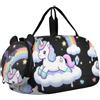 FRODOTGV Borsone per bambini per ragazzi e ragazze Cloud Rest Rainbow Equine