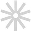 TOMETURE 10 Pezzi Marcatore per Campo da Tennis, Marcatore per Campo Sportivo, TPE Bianco, Resistente all'Usura, Facile da Installare, per Campi da Pickleball, Interno ed Esterno