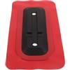 Zerodeko Adattatore per Pinna SUP in PVC Rosso Staffa di Montaggio, Installazione Rapida e Protezione Tavola, Compatibile Surfboard Fin Box per Sport Acquatici