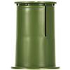 Horett 40mm Esca da Pesca Ball Maker Boilie Bait Ballmaker Strumento per la Produzione di Esche da Pesca PE Plastica Allentata Alimentazione di Base Forma Palla Compressa Verde