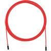 Velites Cavo sostitutivo, di ricambio, per corda per saltare, per Crosstraining, Fitness e Boxing - VELITES | PVC Rosso, acciaio, diametro: 2,5 mm | Per i principianti | Compatibile con altri brand.