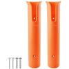 huiouer 2 pezzi tubo Rod Rack-parti di ricambio e accessori per torneo pesca canna da pesca porta canna da pesca con viti Staffa di supporto per canna da pesca per barca Staffa di supporto per canna