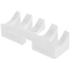SHERCHPRY Protezione per Incordatura Racchette, Protezione per Racchetta, ABS Bianco, Assorbimento Urti, Controllo Preciso, per Badminton, Amatori e Atleti Professionisti, Campi Vari