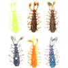 Uonlytech 6 Pezzi Esca Artificiale a Forma di Cetriolo di Mare, TPE, Cava | Corpo Morbido e Flessibile, per Assemblaggi Vari, Adatta a Pesca in Acque Basse e Zone Rocce o Alghe