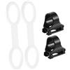 SHERCHPRY 4 Pezzi Clip per Snorkel e Maschera a Forma di 8 in Silicone ABS