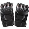 Hemobllo Guanti da Boxe Training Gloves Mezze Dita in Pu ed Eva, Antiscivolo, Facili da Indossare, per Allenamento Boxe e Fitness, Uomo