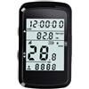 LICAEVEY Ciclocomputer GPS Wireless, Computer per Bicicletta con Schermo da 2,4 Pollici, Autonomia di 28 Ore, Tracciamento Multi Satellite e Retroilluminazione Manuale, for Ciclismo su