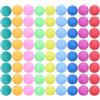 IMUSINICE Palline da Ping Pong in Pp 100 Pezzi 40mm Senza Scritte Finitura Opaca, Costruzione Senza Cuciture al Carnevale per attività Scolastiche e Intrattenimento