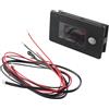 Limtula Indicatore Tensione della Batteria Multiuso Carrello da Golf Uso Veicoli marini Schermo LED Display della Tensione della Batteria a LED Resistente alle Alte/Basse Temperature