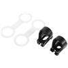 BESPORTBLE 4 Pezzi Supporto a Forma di 8 in Silicone per Maschera Subacquea e Boccaglio, Clip Sicura e Montaggio Facile, per Immersioni ed Esplorazioni Subacquee, per Appassionati