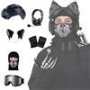 CZMYCBG Set casco tattico FAST 6-in-1, copricapo per cosplay a copertura totale