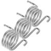 Toyvian 3 Pezzi Molla di Ritorno Pedale Freno per Carrello da Golf, Molla a Spirale in Metallo Argento, per Pedale Freno di Carrello da Golf Elettrico, Installazione Facile