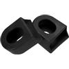 PATIKIL 2Pz Proteggi Guarnitura Bici da Strada Protezioni Braccio Nero | Silicone, Gomma, per Guarnitura Bici, per Guarniture Bicicletta, Antiscivolo, Bici da Strada e Montagna