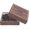 TOPINCN Punte per Stecche da Biliardo in Pelle di Alta qualità da 12 Mm in Rosso - Kit da 50 Pezzi per Giochi di Biliardo e