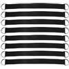 TOVINANNA 8 Pezzi Fascia di Assistenza per Trazioni Nero, Accessorio Sportivo