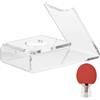 Uonlytech Supporto Esposizione per Racchetta da Ping Pong in Acrilico | Design Semplice, Ingombro Ridotto, Facile da Riporre, per Vetrina o Ufficio