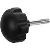 CIMAXIC Manopola a Forma di Stella per Macchine Ellittiche in Plastica e Acciaio Inox, Pomello Regolabile per Attrezzature Fitness Perno di Bloccaggio, per Vacanze Estive