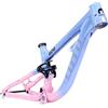 LSRRYD 20er 11.4 boost Telaio per mountain bike con sospensione, escursione 80mm | 73mm BB, Telaio del freno a disco a perno passante 12*148mm, Enduro/Trail/DH/AM telaio a Soft tail
