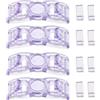 FESTFENDS 4 Pezzi Clip per Occhialini da Nuoto in Plastica 6x2,2 Cm, Facile da Sostituire, Compatibile Allenamento in Acque Aperte per Festa Estiva