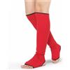 harayaa Paratibia da Arti Marziali Parastinchi a Manicotto Protezioni Tibia Collo Del Piede Imbottite con Tessuto a Maglia Elastico Adatti per Muay Thai, Array, Rosso, M