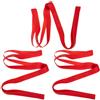 GALPADA 3 Pezzi Nastro Copertone Mountain Bike 26 Pollici in Pvc, Rosso | Pneumatico e Camera D'aria, Uso Outdoor e Città, Antiusura, Riduce Attrito, Accessorio Bici