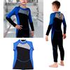 HUSHUI HISEA Muta per Bambini a Maniche Lunghe in Neoprene per Snorkeling, Surf, Sport Acquatici, età 3-12 Anni (M125 Taglia 10)
