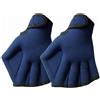 Syglawnd Guanti palmati per nuoto, pagaie da nuoto - Guanti da acqua in neoprene per snorkeling, invernale e sport acquatici, Blu navy