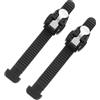 OKUMEYR Fibbia per Pattini a Rotelle Sostituibile Nera PVC 2 Pezzi